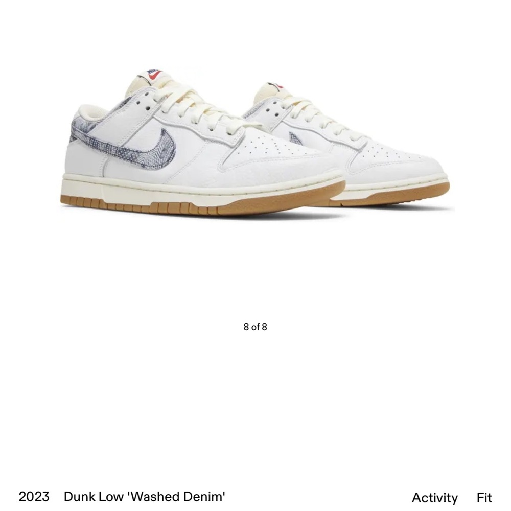Nike Dunk Low 'Washed Denim' Sneakers